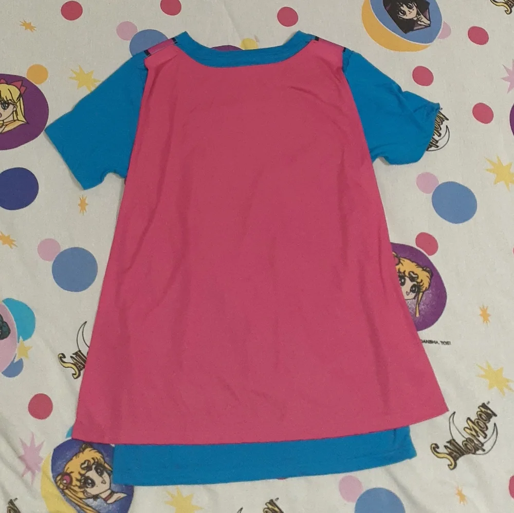 New 2011 Sesame Street Super Grover Pink Cape Shirt Vintage Superhero Tee a - Picture 2 of 5